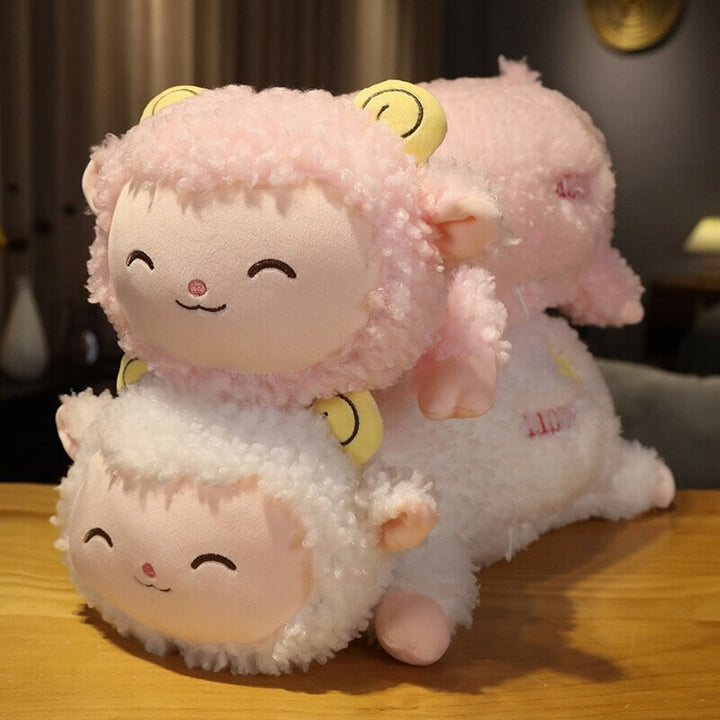 BowLift | Long Fluffy 'Happy' Alpaca Llama Plush