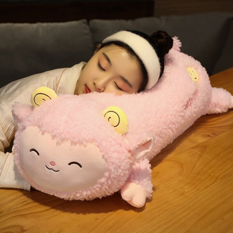 BowLift | Long Fluffy 'Happy' Alpaca Llama Plush