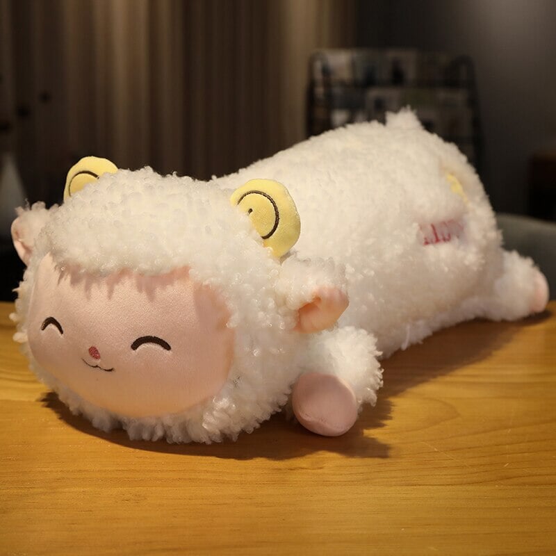 BowLift | Long Fluffy 'Happy' Alpaca Llama Plush