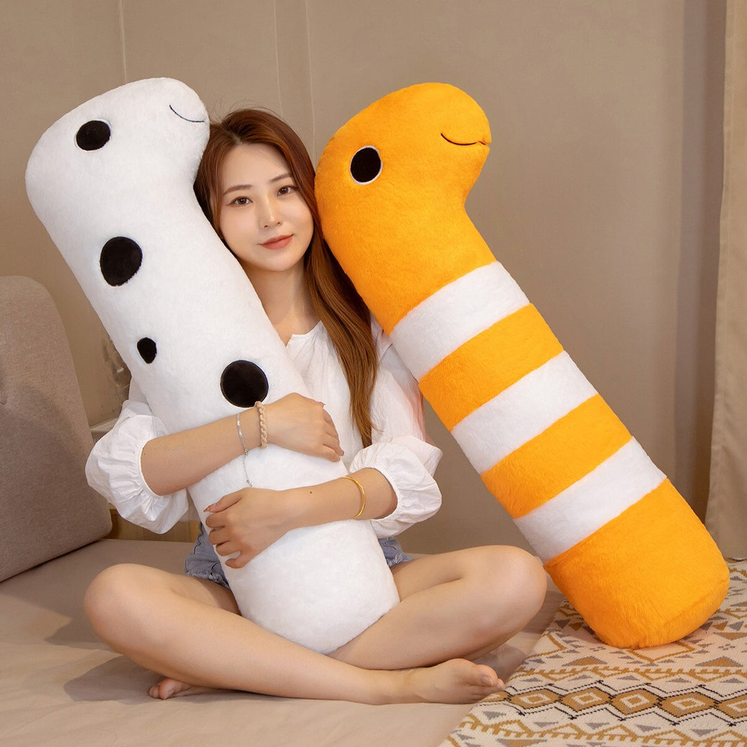 BowLift | Long Ocean White Orange Eel Plushies