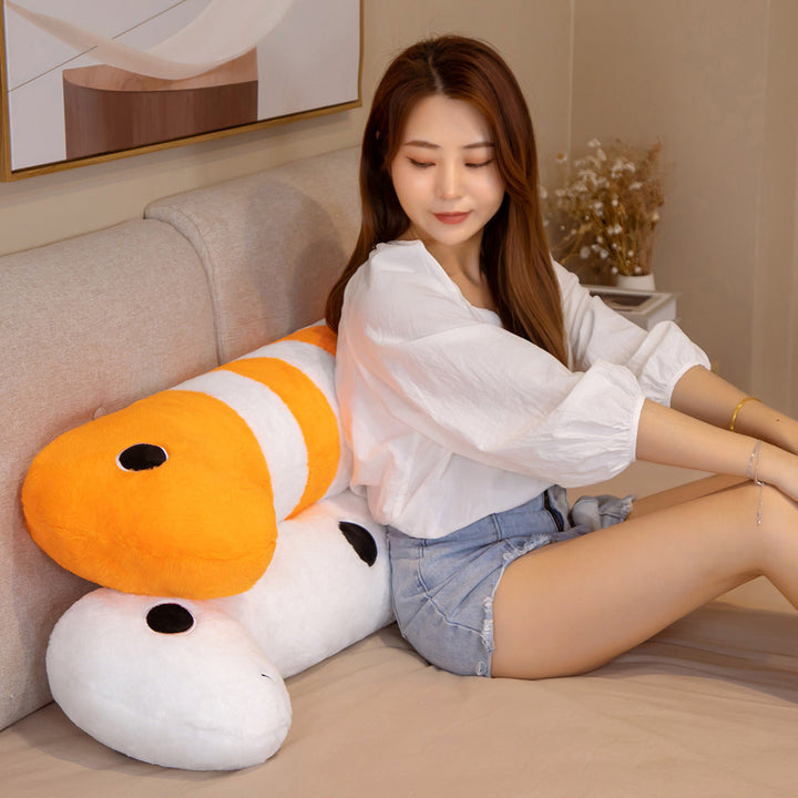 BowLift | Long Ocean White Orange Eel Plushies