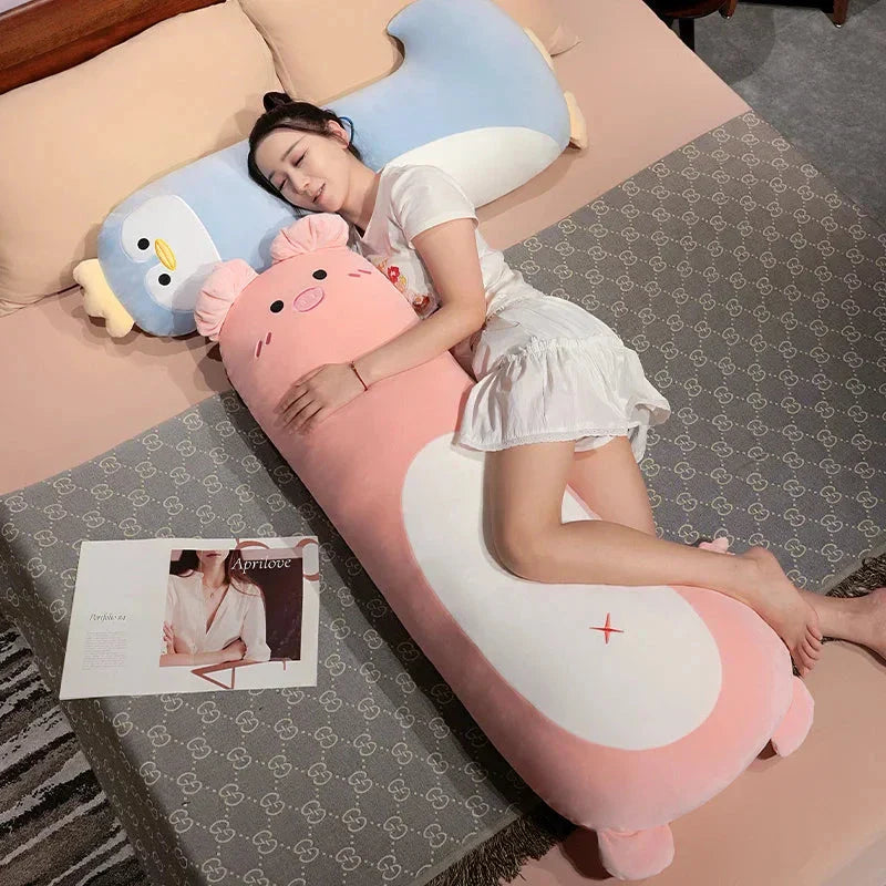BowLift | Long Penguin Shiba Pig Zebra Snuggle Buddy Plushies