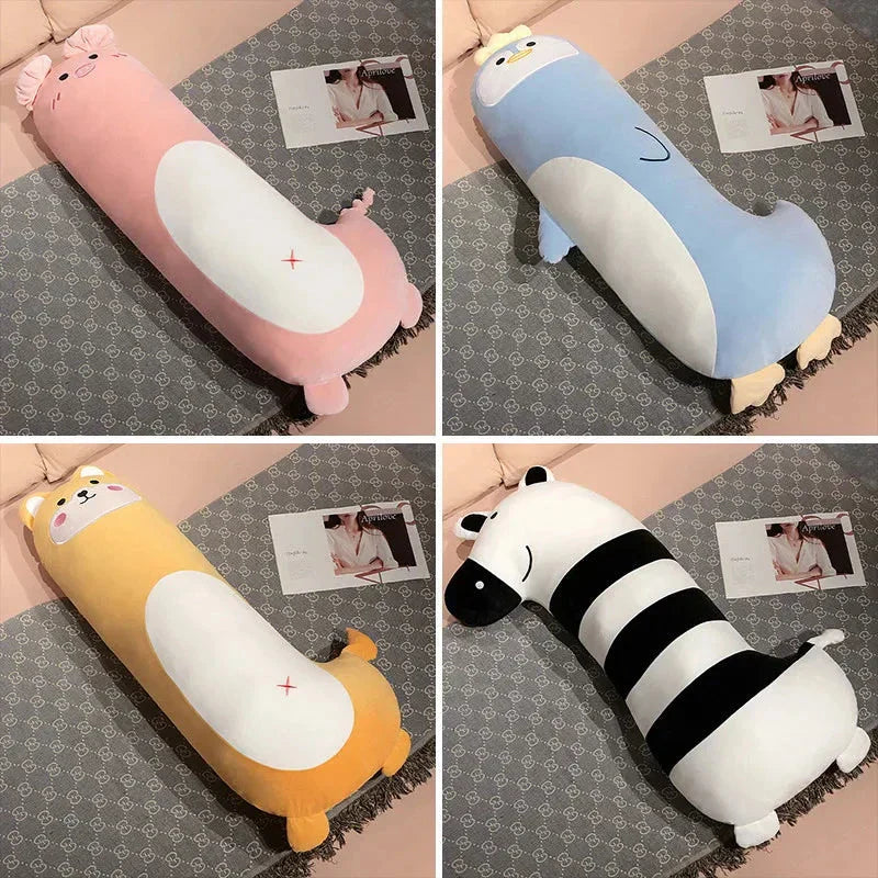 BowLift | Long Penguin Shiba Pig Zebra Snuggle Buddy Plushies