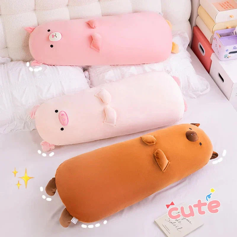 BowLift | Long Snuggle Buddies Capybara Alpaca Pig Plushie