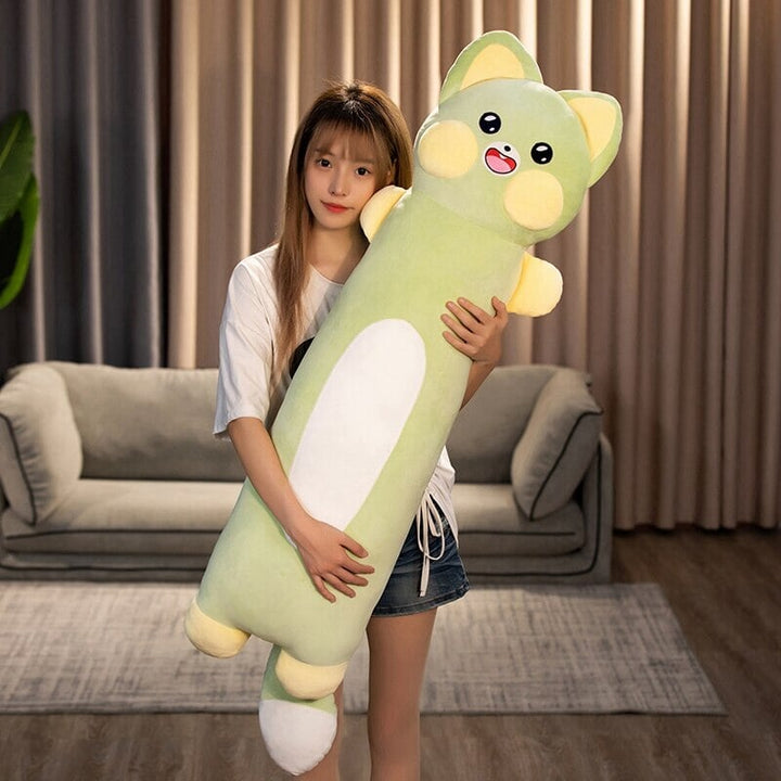 BowLift | Long Snuggly Cat and Raccoon Plushies