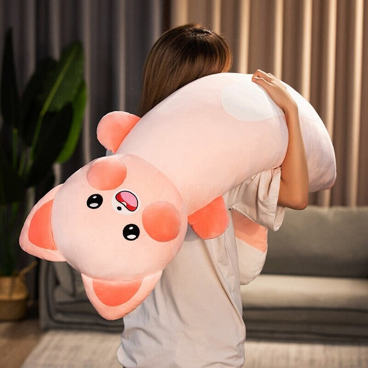 BowLift | Long Snuggly Cat and Raccoon Plushies