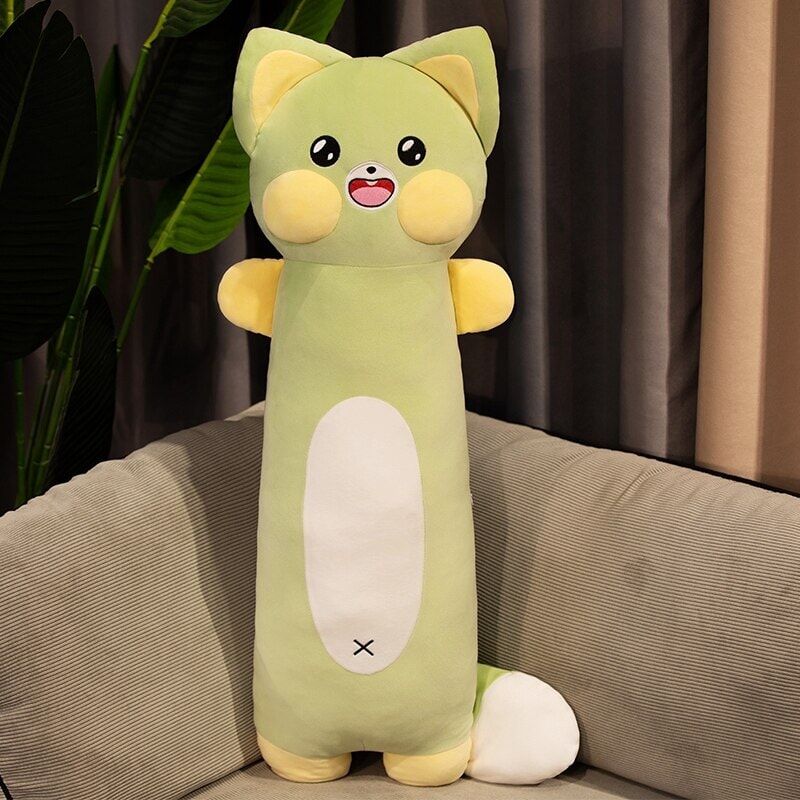 BowLift | Long Snuggly Cat and Raccoon Plushies