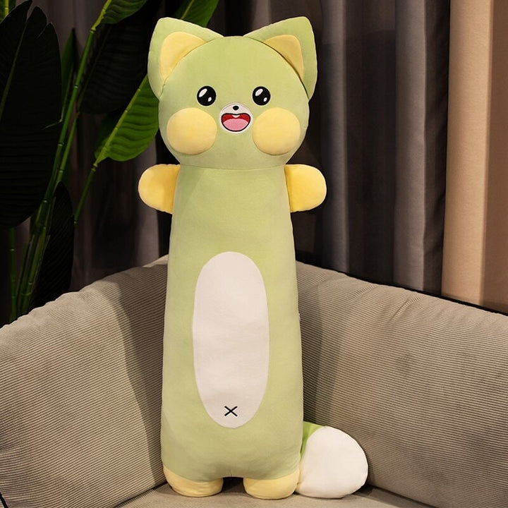 BowLift | Long Snuggly Cat and Raccoon Plushies