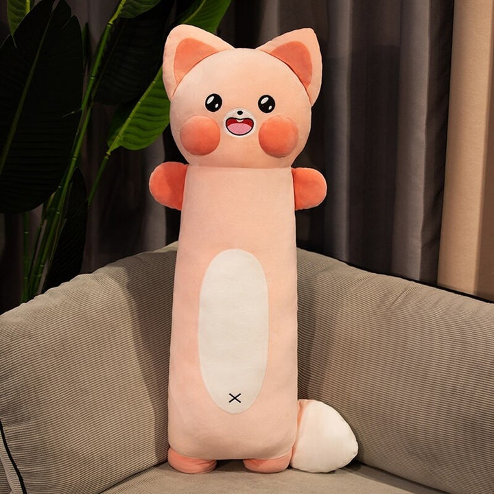 BowLift | Long Snuggly Cat and Raccoon Plushies