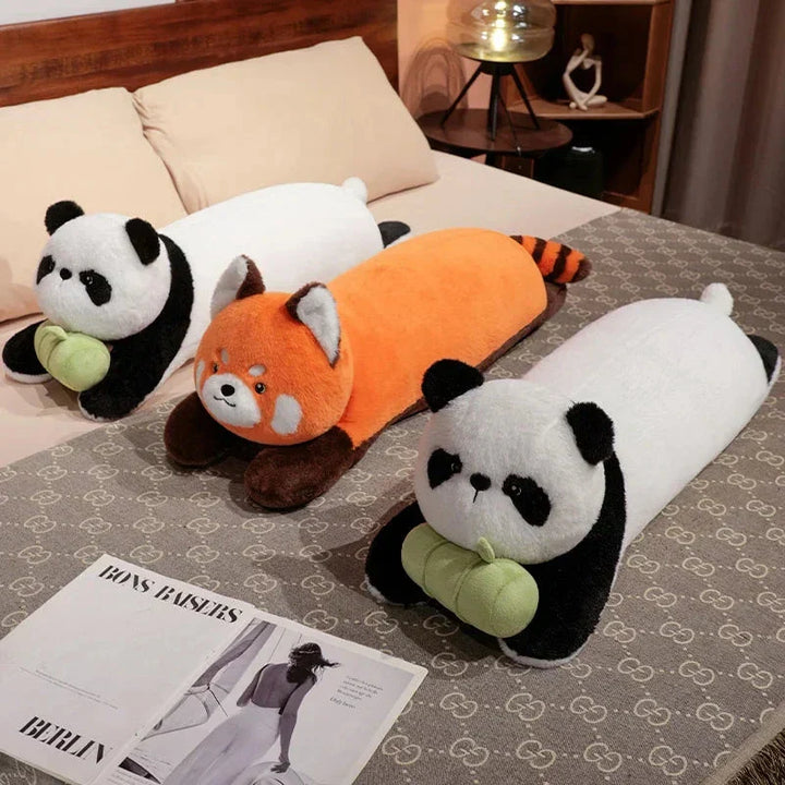 BowLift | Long Snuggly Fluffy Red Panda Plushies