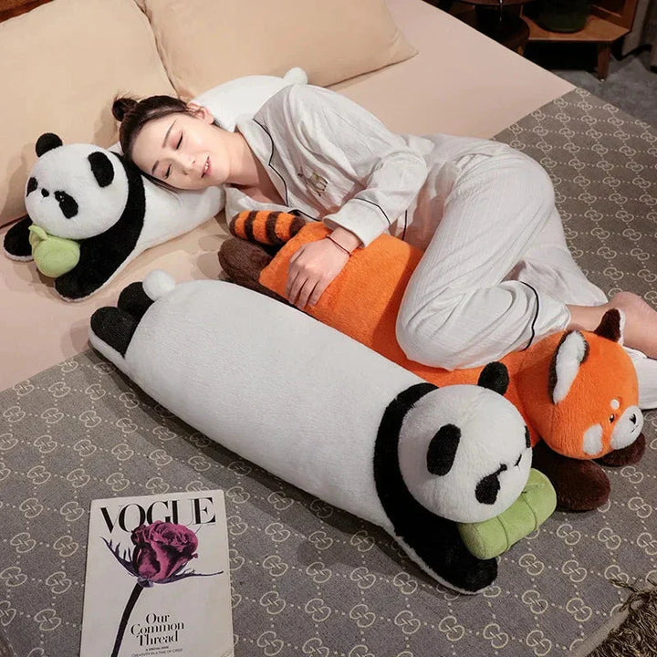 BowLift | Long Snuggly Fluffy Red Panda Plushies
