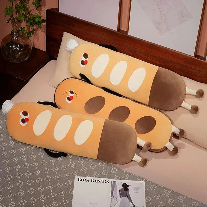 BowLift | Long Snuggly Funny Baguette Bread Plushies