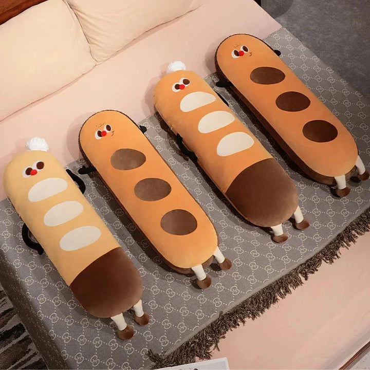 BowLift | Long Snuggly Funny Baguette Bread Plushies