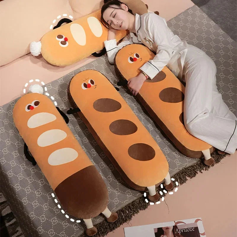 BowLift | Long Snuggly Funny Baguette Bread Plushies