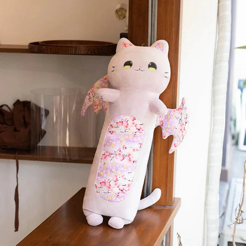 BowLift | Long Snuggly Luna & Solis Sakura Cat Plushies