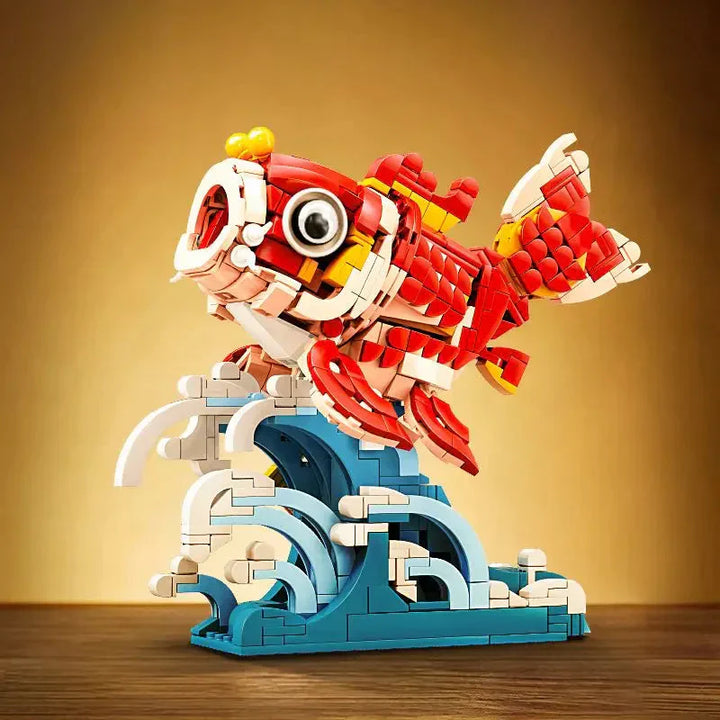 BowLift | Lucky Red Fish Wave Micro Building Set
