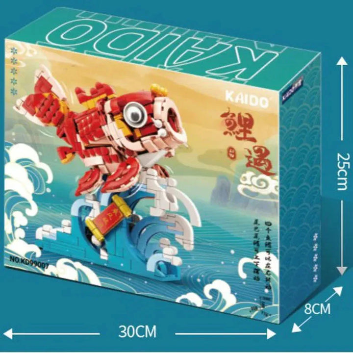 BowLift | Lucky Red Fish Wave Micro Building Set
