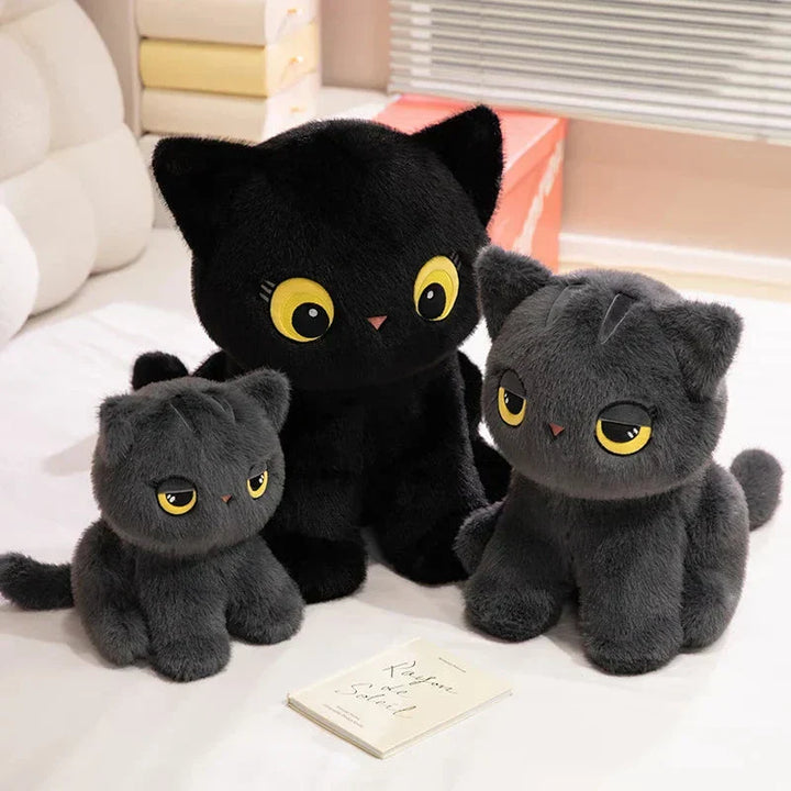 BowLift | Luna & Misty the Fluffy Sitting Cat Plushies