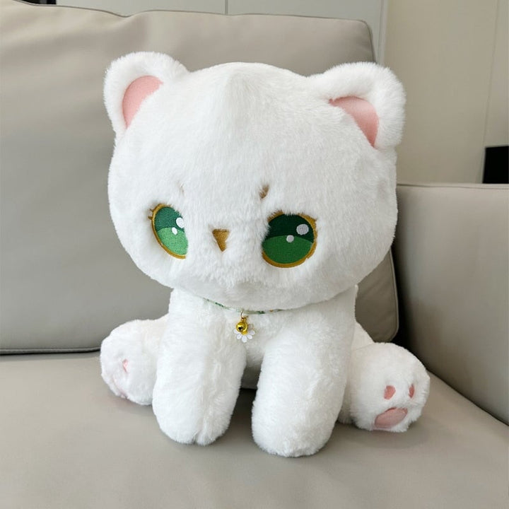 BowLift | Luna the Fluffy White Cat Plush