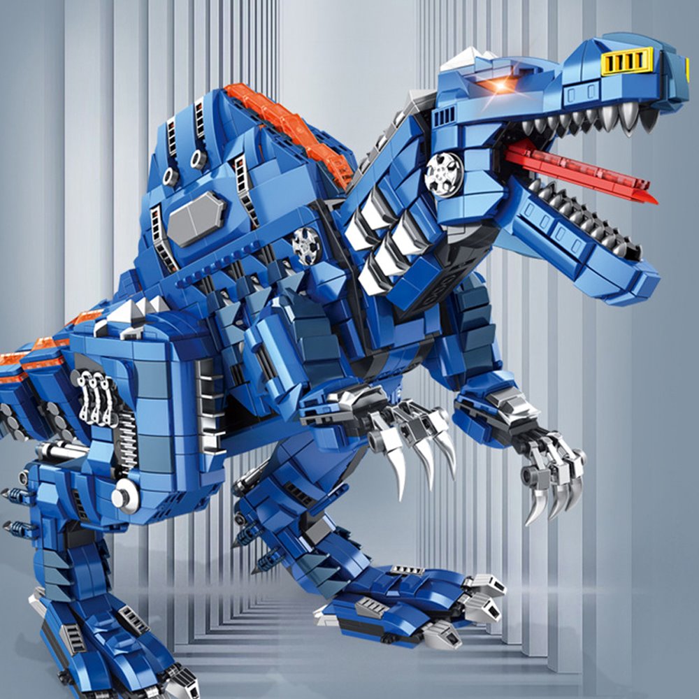 BowLift | Majestic Blue Spinosaurus Building Sets