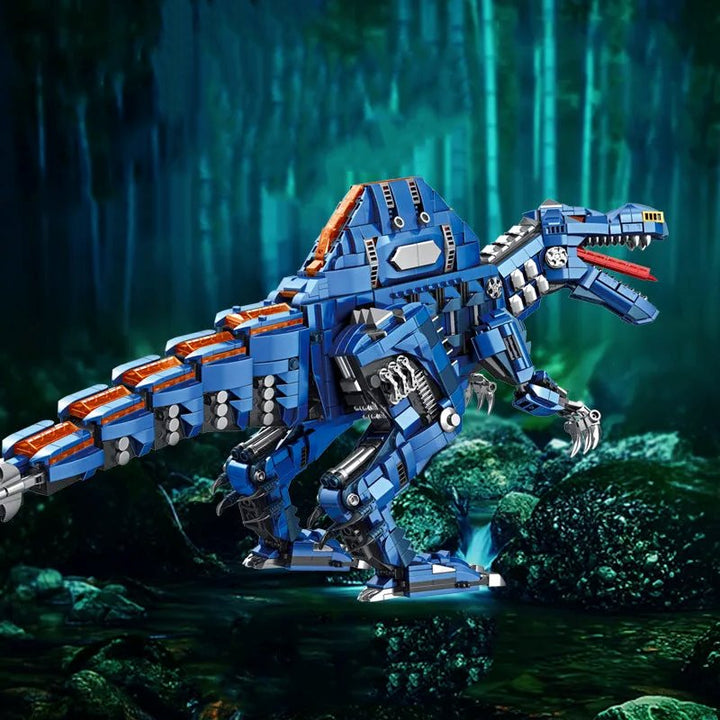 BowLift | Majestic Blue Spinosaurus Building Sets