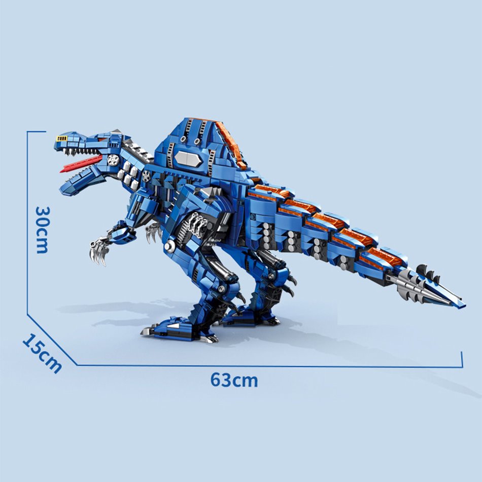 BowLift | Majestic Blue Spinosaurus Building Sets