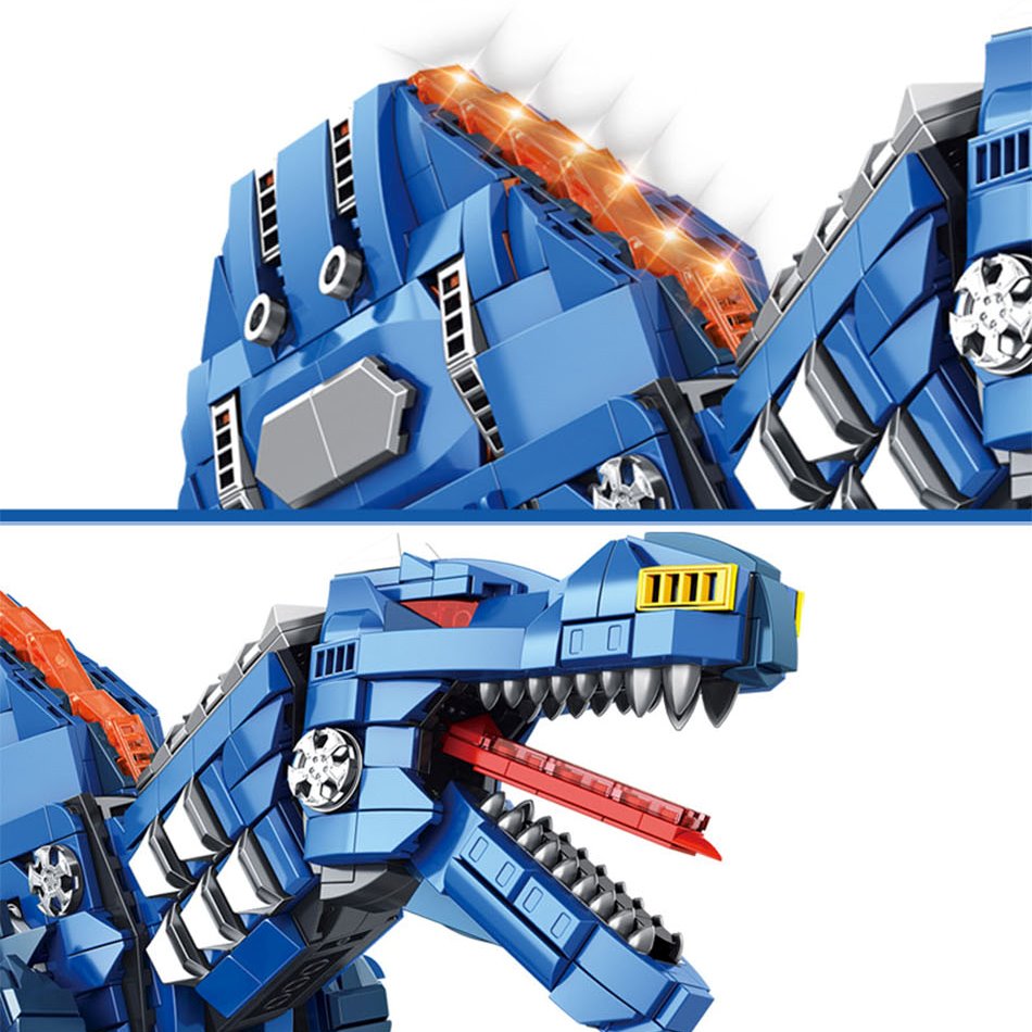 BowLift | Majestic Blue Spinosaurus Building Sets