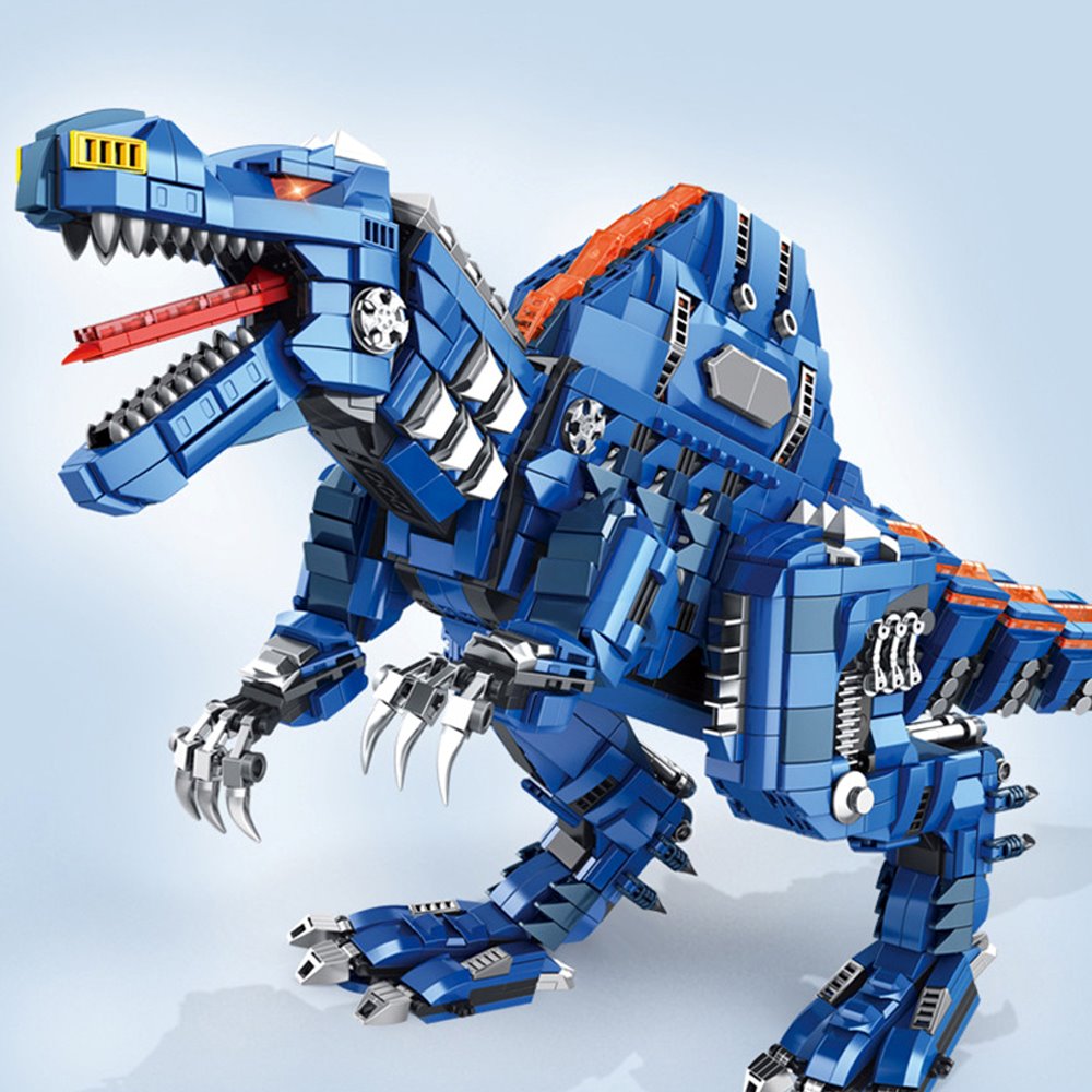 BowLift | Majestic Blue Spinosaurus Building Sets