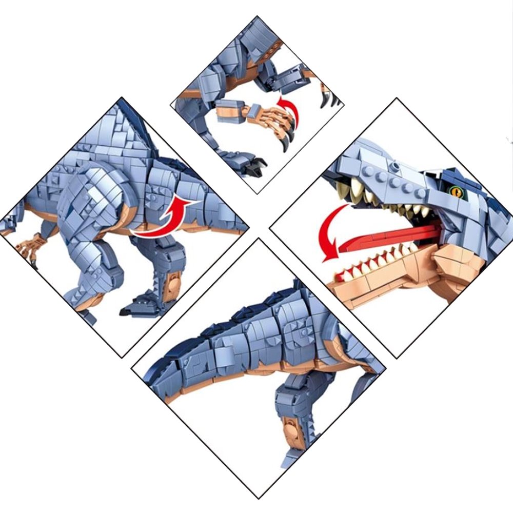 BowLift | Majestic Blue Spinosaurus Building Sets