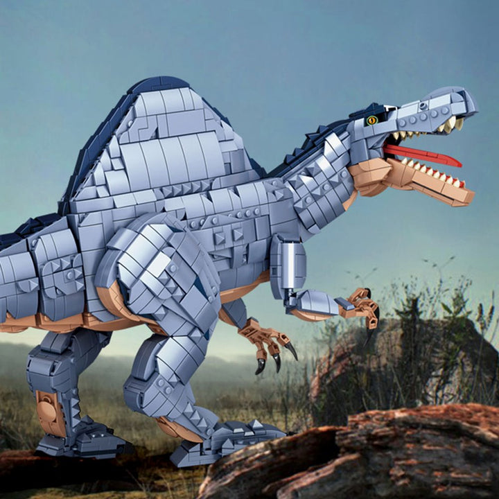 BowLift | Majestic Blue Spinosaurus Building Sets