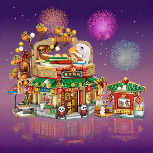 BowLift | Mei Mei Panda Peking Duck Restaurant Micro Building Blocks With Lights