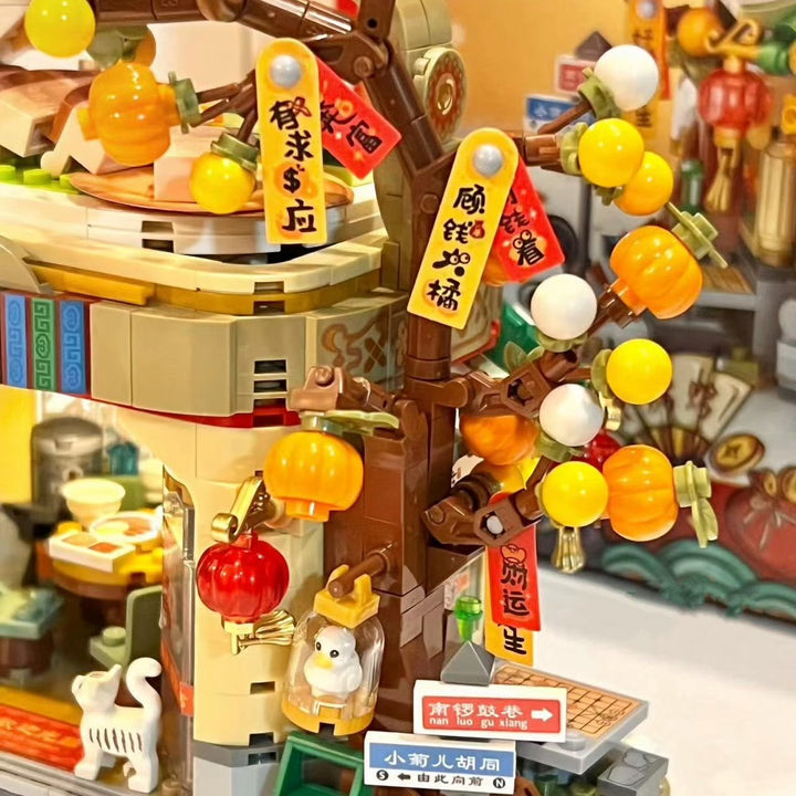 BowLift | Mei Mei Panda Peking Duck Restaurant Micro Building Blocks With Lights