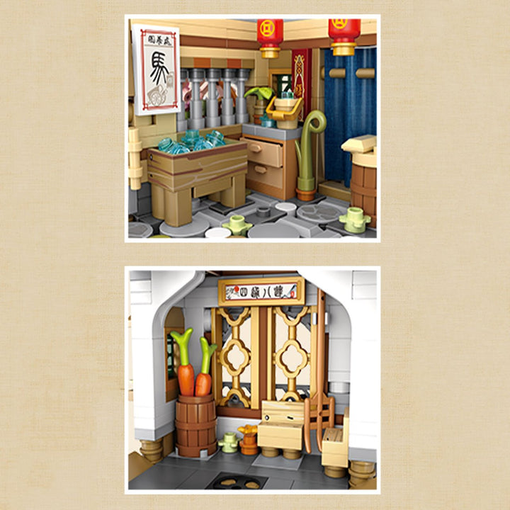 BowLift | Merchant Store & Horse Stable Micro Building Sets Collection