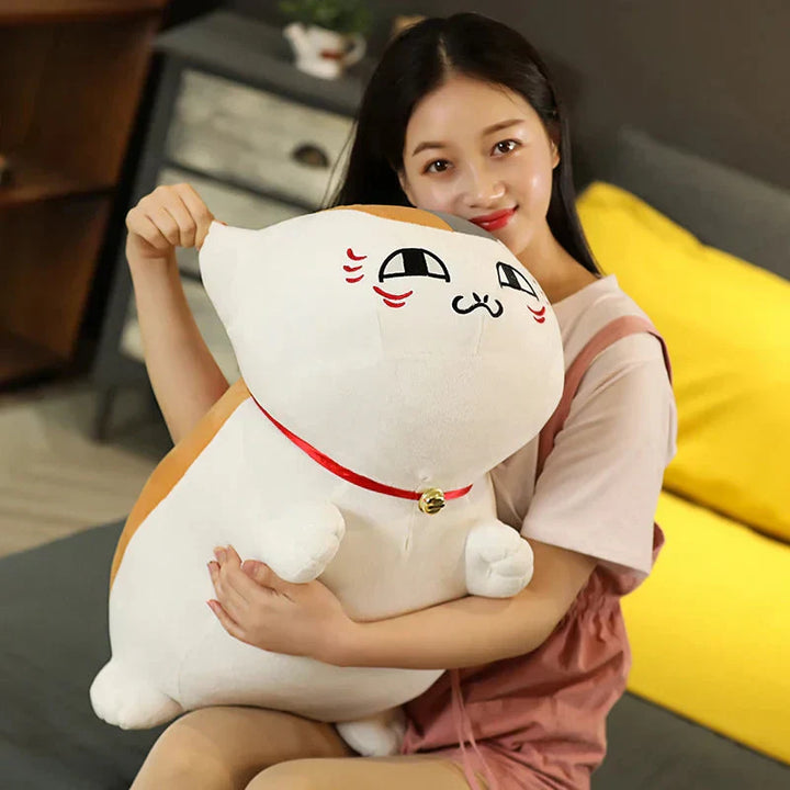 BowLift | Natsume Yuujinchou Nyanko Cat White Black Plushie