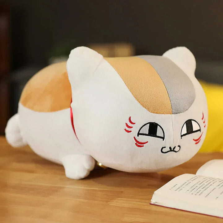 BowLift | Natsume Yuujinchou Nyanko Cat White Black Plushie