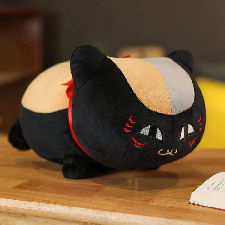 BowLift | Natsume Yuujinchou Nyanko Cat White Black Plushie