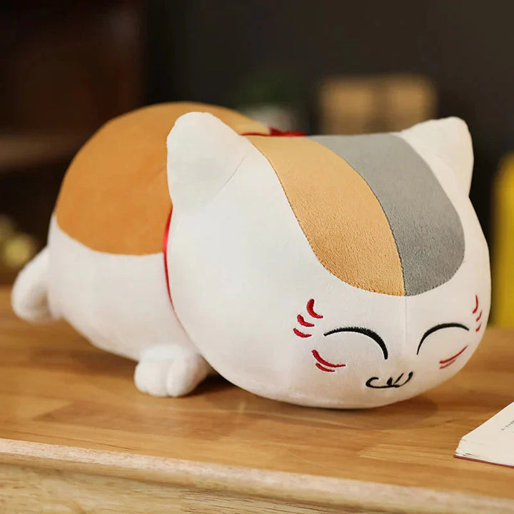 BowLift | Natsume Yuujinchou Nyanko Cat White Black Plushie