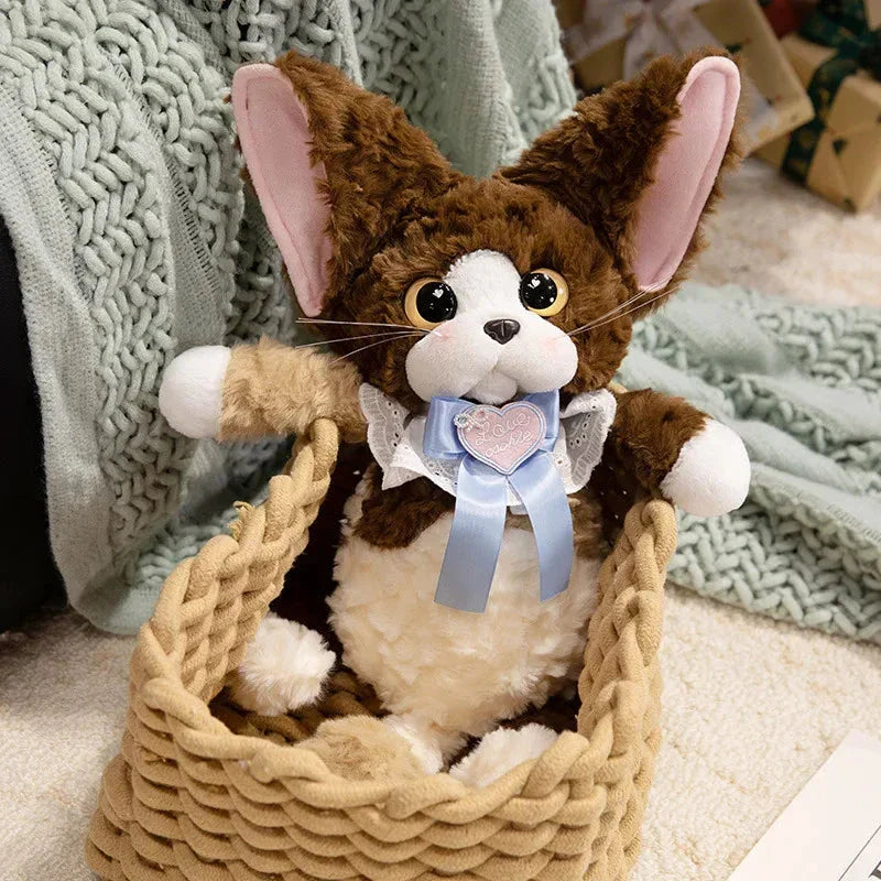 BowLift | Noirou, Mewsette, and Truffle the Fluffy Cat Plushie Family