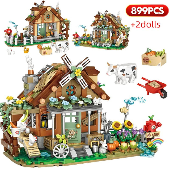 BowLift | Old MacDonald Farm House Micro Building Block