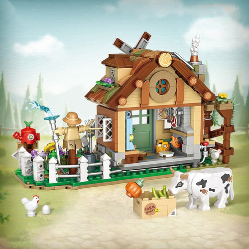 BowLift | Old MacDonald Farm House Micro Building Block