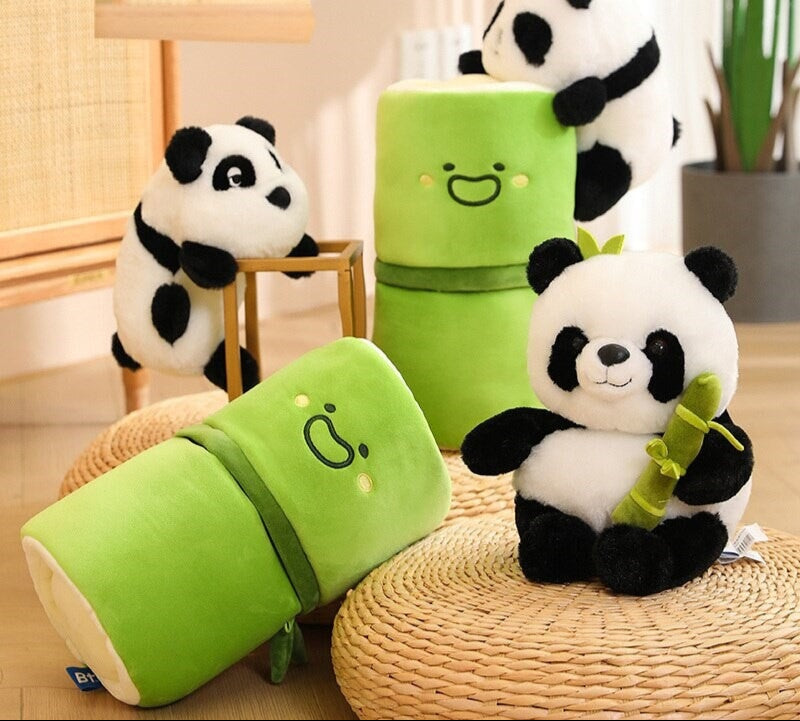 BowLift | Panda & Bamboo Buddy Plushies