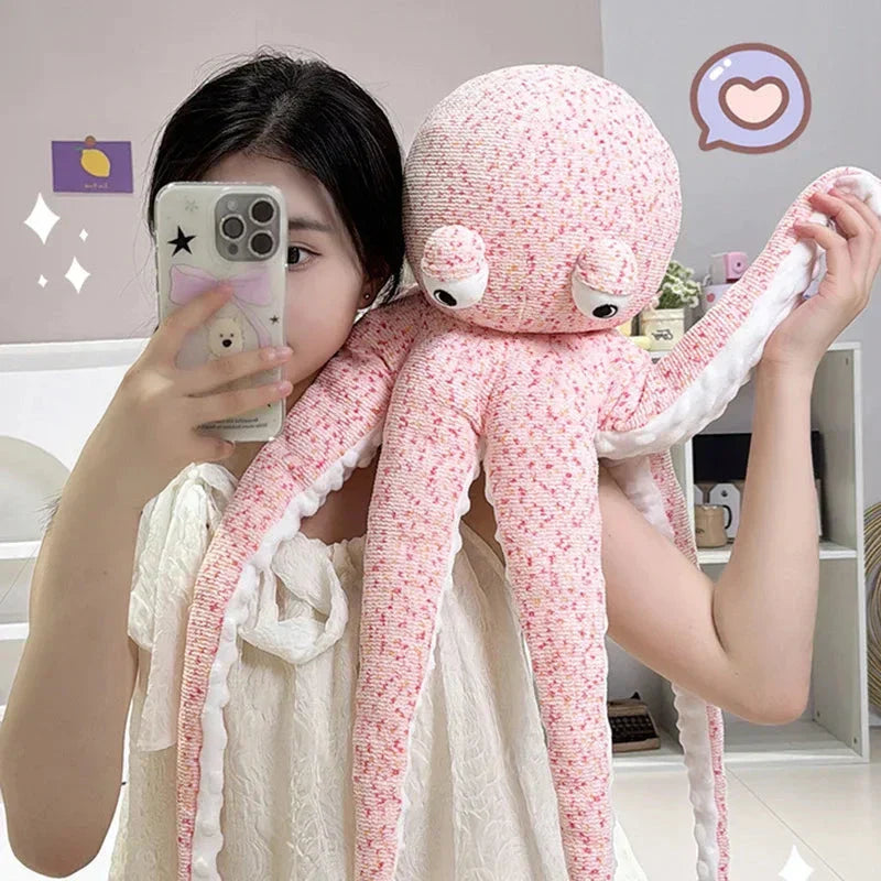 BowLift | Pink Brown Funny Octopus Plushies