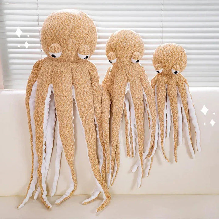 BowLift | Pink Brown Funny Octopus Plushies
