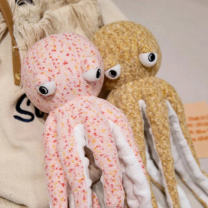 BowLift | Pink Brown Funny Octopus Plushies