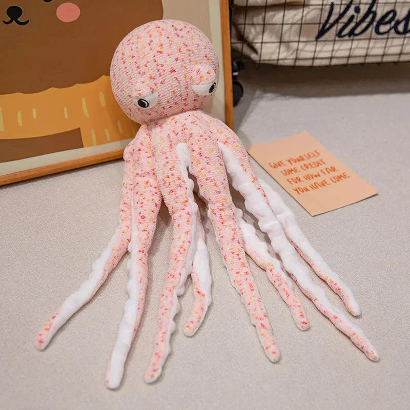 BowLift | Pink Brown Funny Octopus Plushies