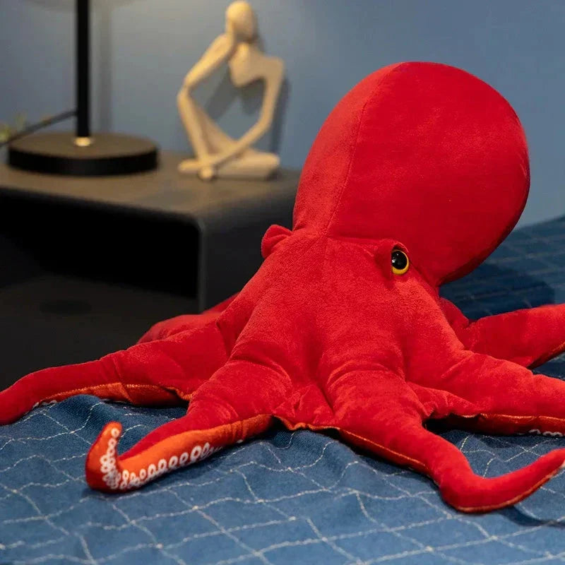 BowLift | Red Life-like Octopus Plushie