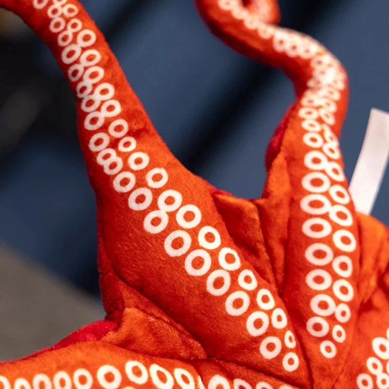 BowLift | Red Life-like Octopus Plushie
