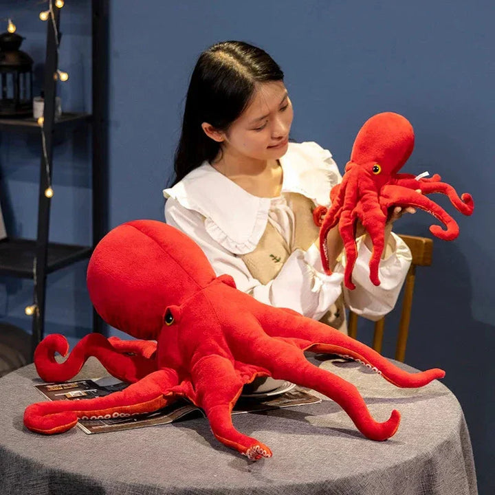 BowLift | Red Life-like Octopus Plushie