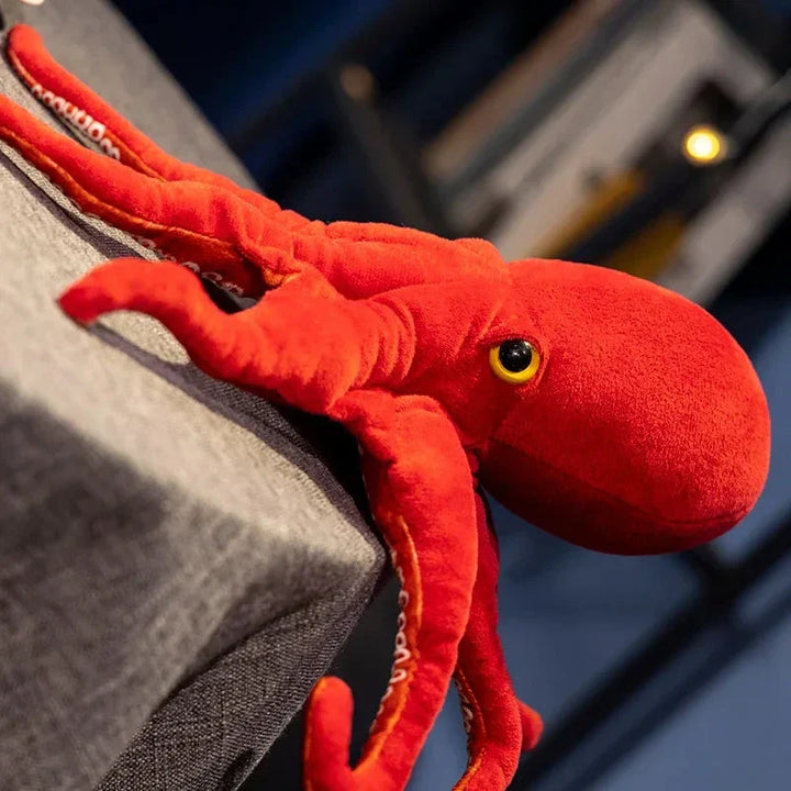 BowLift | Red Life-like Octopus Plushie