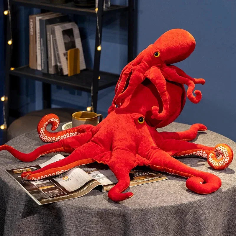 BowLift | Red Life-like Octopus Plushie